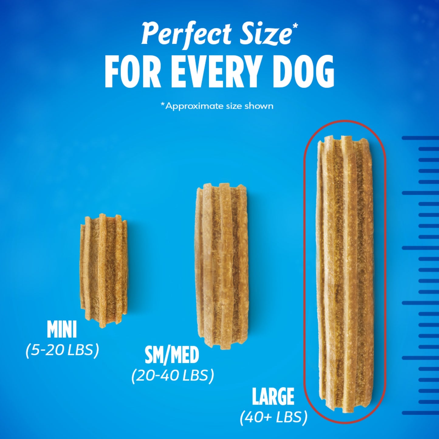 Purina Daily Oral Care Large Dog Dental Treats with Chicken, 20.7 oz (18 Count)