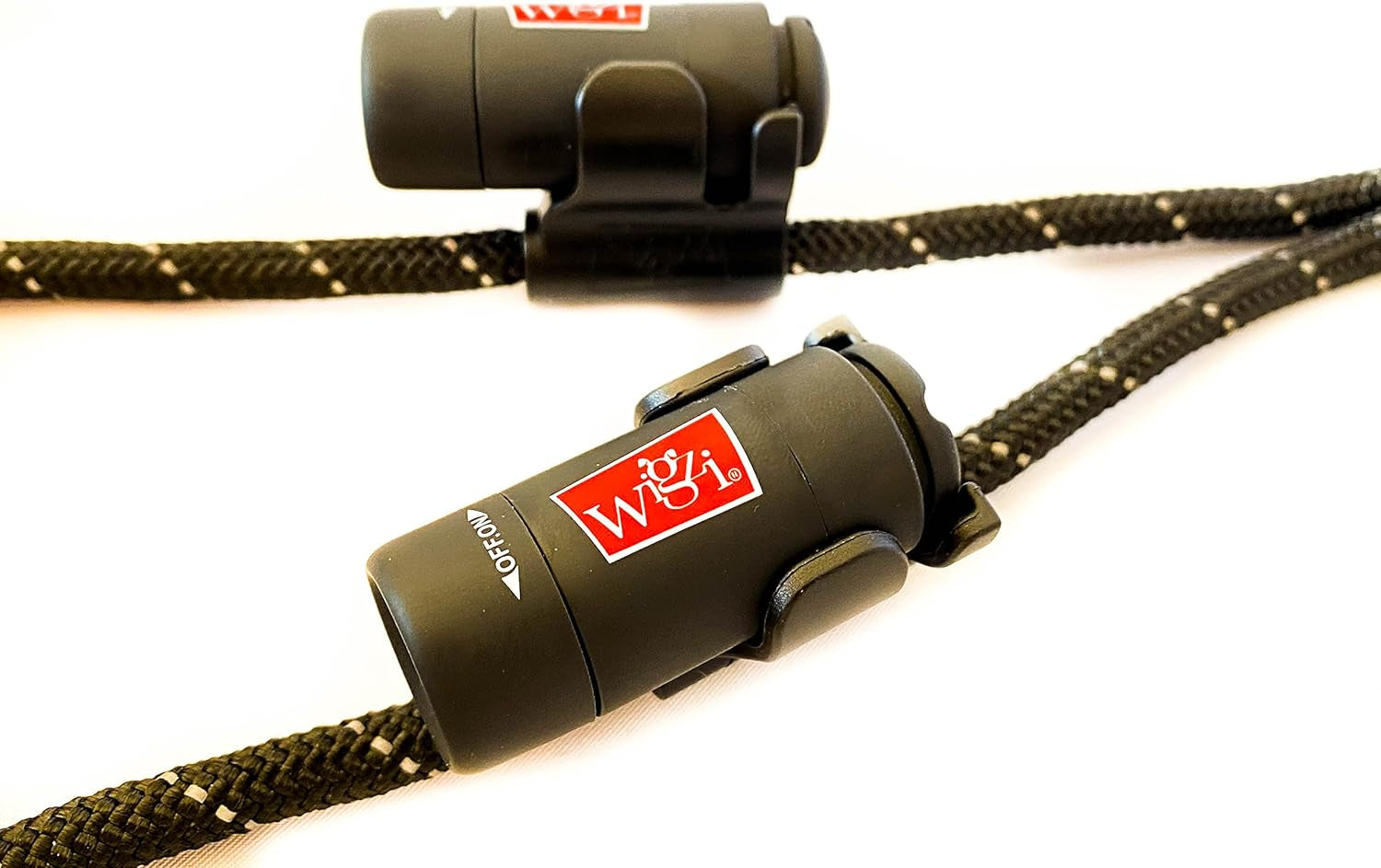 Dual Dog Leash with 360° Tangle-Free Design, Gel Handle, and Reflective Rope - Optional 25 Feet LED Lights, Universal Fit for Medium to Large Dogs, Black with Two Rechargeable Lights