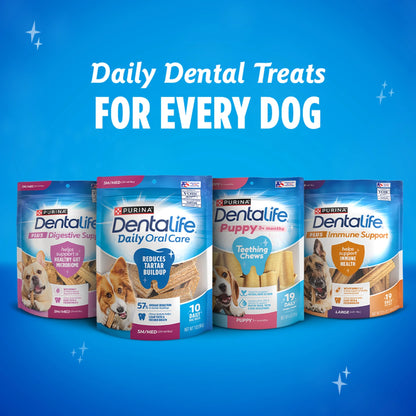 Purina Daily Oral Care Large Dog Dental Treats with Chicken, 20.7 oz (18 Count)